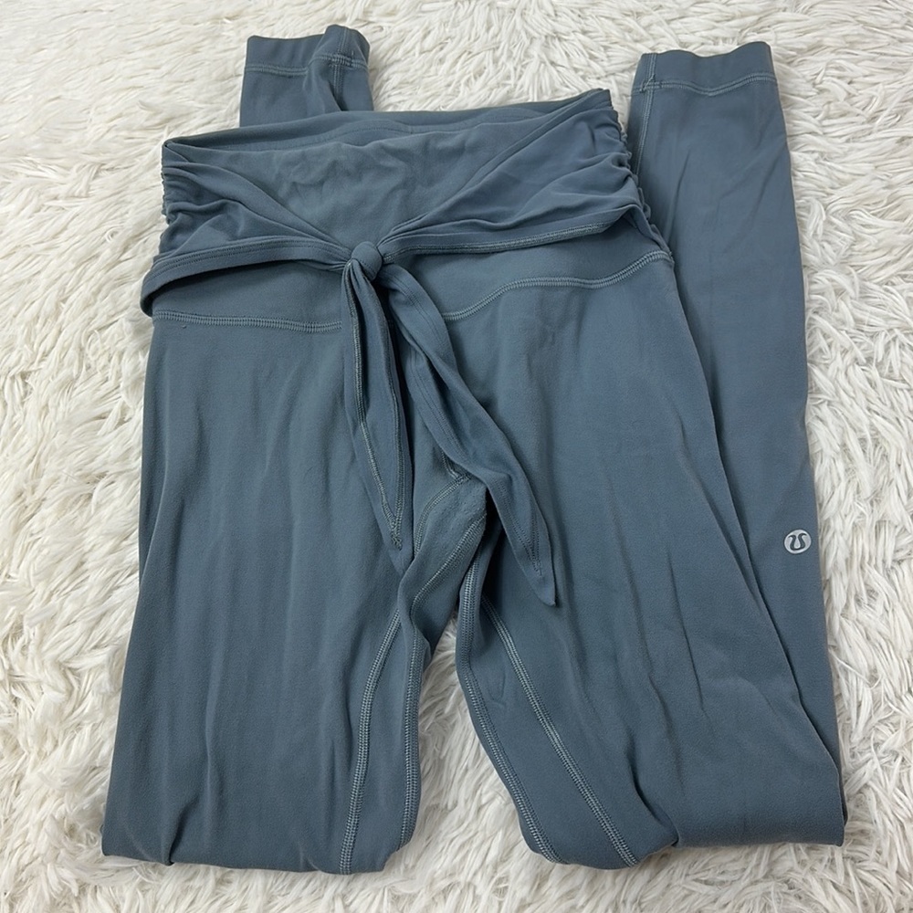 Lululemon Align Pant 28" *Wrap Waist Blue Charcoal